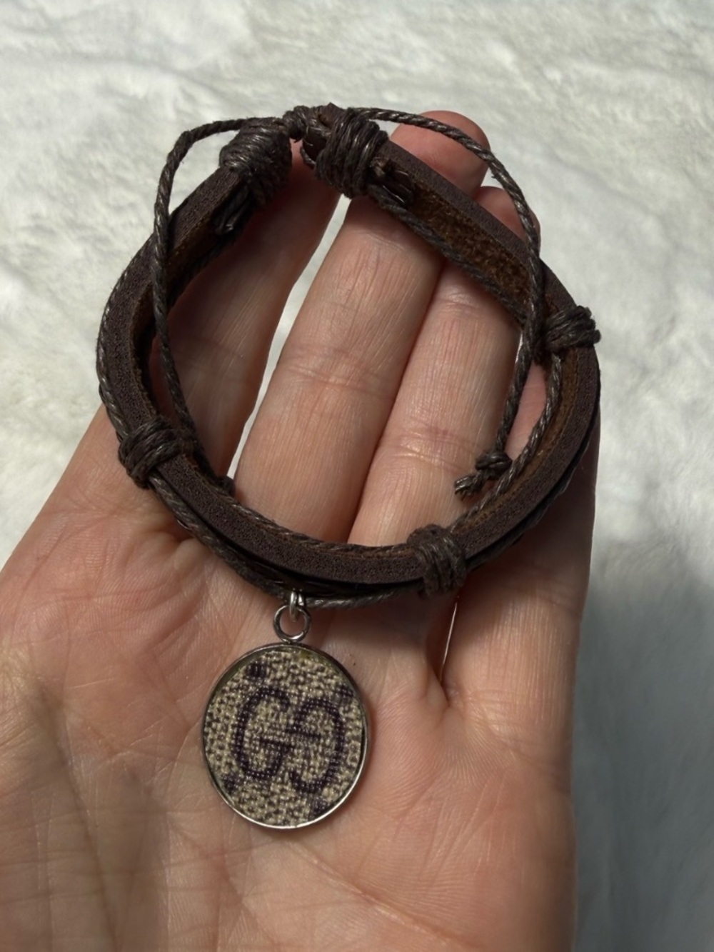 REPURPOSED GUCCI LEATHER BRACELET!